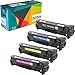 Do it Wiser Compatible Toner for HP LaserJet Pro 400 Color M451dn M451dw M451nw MFP M475dn MFP M475dw Pro 300 Color MFP M375nw - CE410X CE411A CE413A CE412A - 4 Pack