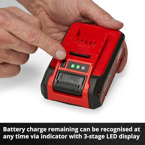Oryginalny zestaw startowy Einhell 4 Ah PLUS Power X-Change (1 x akumulator 18 V 4 Ah Plus, 1 x ładowarka 3 A, czas ładowania 75 min, pasuje do wszystkich urządzeń Power X-Change)