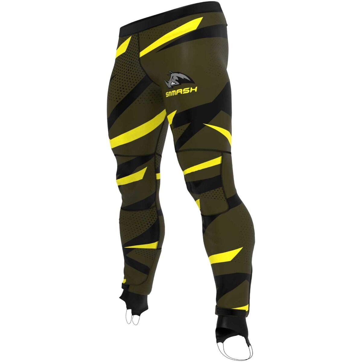 SMMASH Leggings Corti da Uomo a Compressione, Pantaloni Sportivi da Jogging Outdoor OCR e Yoga, Pantaloni da Corsa Allenamento Palestra Fitness, Leggings Sportivi, Leggings Traspiranti Made in EU