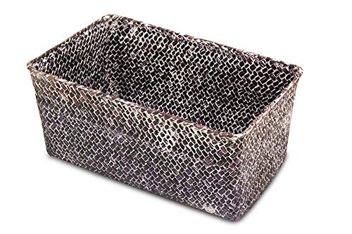 MIMBRE NATURAL Cajonera Straw Lila Bandeja