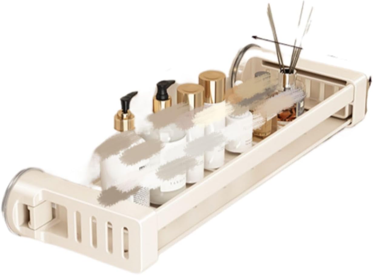 吸盘置物架 Sink Organizers and Storage 浴室卫生间置物篮免打孔厕所洗漱台壁挂墙上收纳架 KCookware Accessories - 1596