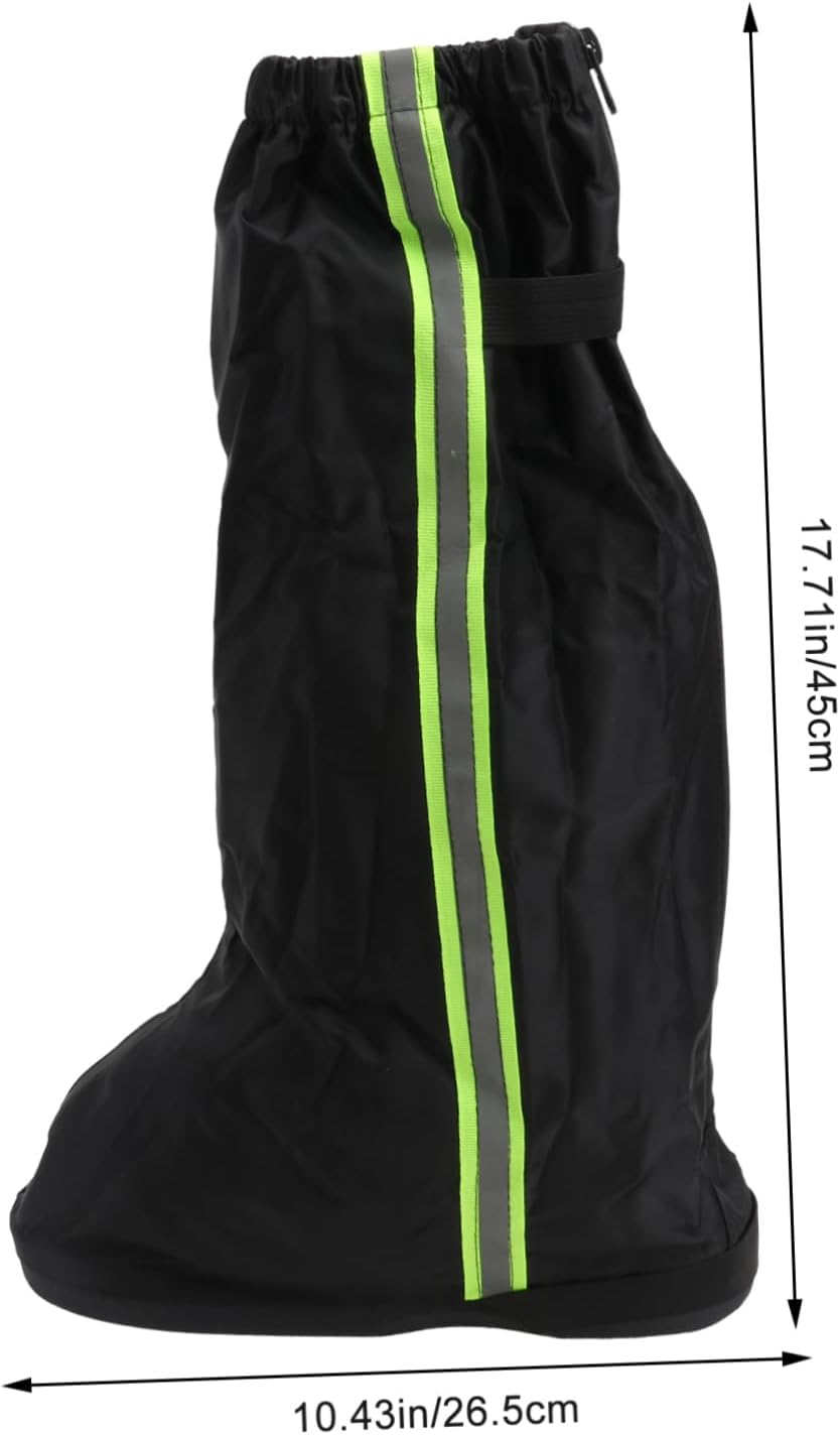 KICHOUSE 1pair Gaiters for Outdoor Activities Rainproof Shoe Covers for Hiking Climbing Fishing and More