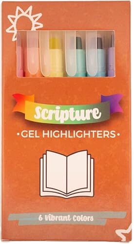 Miniatura 1 de Resaltadores de marcado en gel de las Escrituras SUD para el estudio de las Escrituras SUD, ven sígueme, estudio y diario