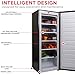 Frigidaire Upright Freezer, 6.5 cu. ft., Deep Freeze, Vinyl Coated Metal with Wire Shelving, Compact for Kitchen, RV, Dorm, Cabin, and Trailer, Platinum Design Series, Silver - 21D x 23W x 56H