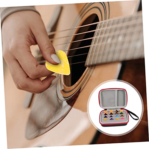 Vaguelly 1 Conjunto Saco De Palheta De Guitarra Acessórios De Banjo Palheta De Guitarra Folk Palheta