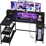 【Assemblage Facile】ce bureau d'ordinateur les instructions fournies sont détaillées et accompagnées d'illustrations et de notes claires, et chaque pièce est étiquetée. Une clé Allen et un paquet de vis de rechange sont fournis. Vous pouvez assembler le meuble rapidement et facilement à l'aide des instructions et des outils fournis. Si vous avez des questions, n'hésitez pas à nous contacter