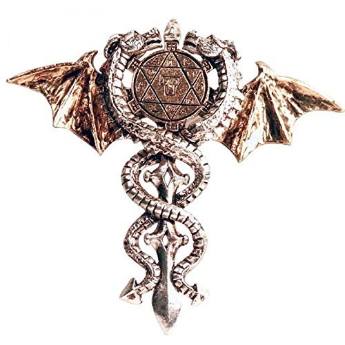 Sacred Dragon pour Psychic Protection Amulette pendentif collier - Forbidden Charms Collection Cover