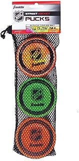 Franklin Sports Street Hockey Pucks - Indoor and Street Hockey Practice Puck