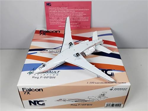 Hobby-Ace Ng Model Dassault Aviation For Falcon 7X F-Wfbw 1:200 Aircraft Pre-Built Model #TOP4