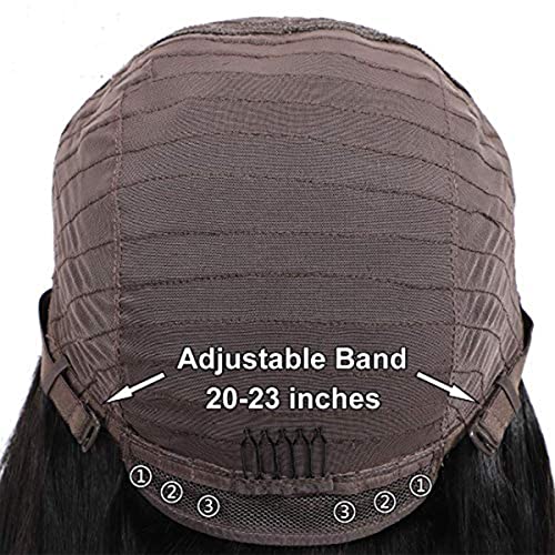 Perruque cheveux humains de qualité supérieure HD transparente