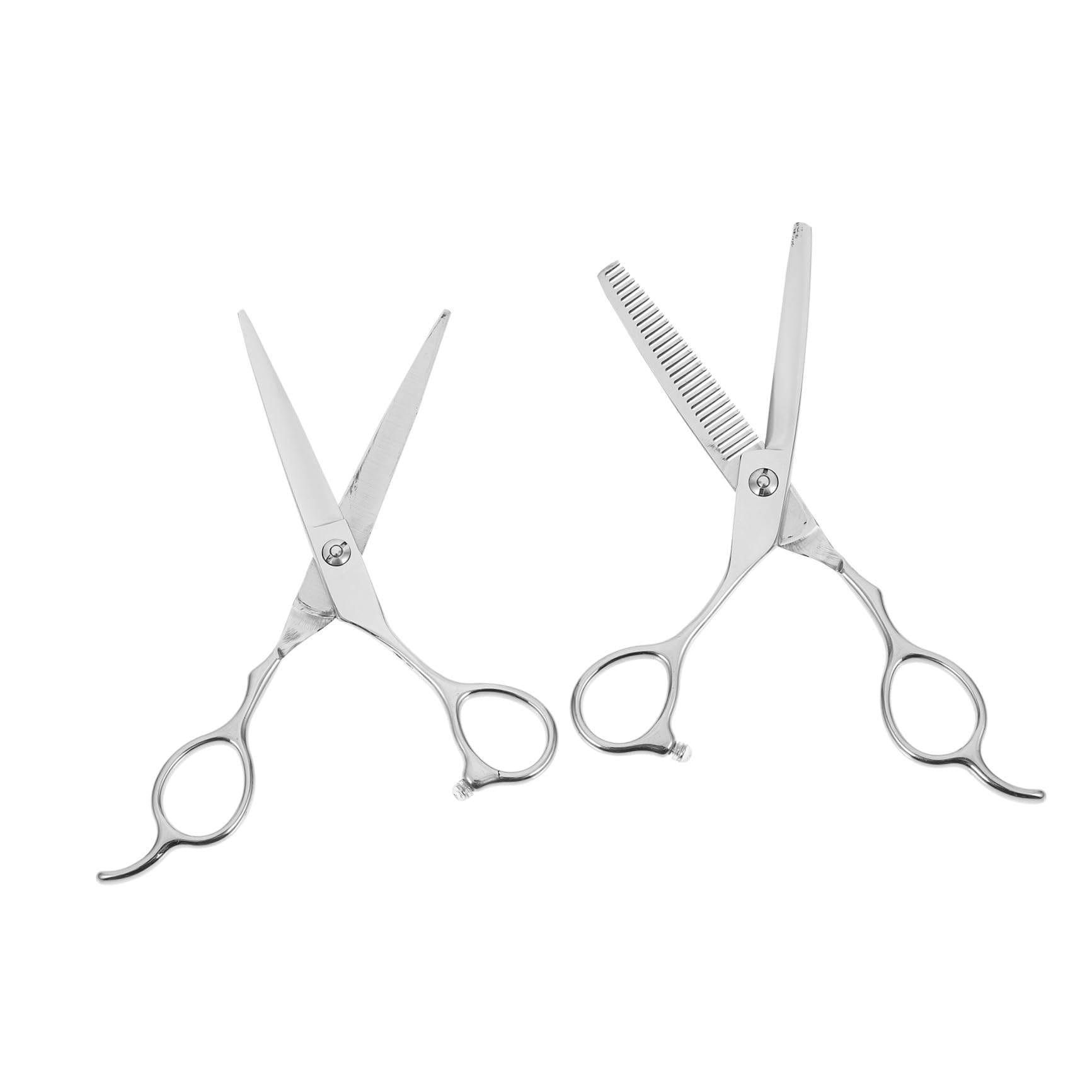 Ciseaux de Coiffure pour Gauchers 6 Pouces en Acier Inoxydable 2 Pièces