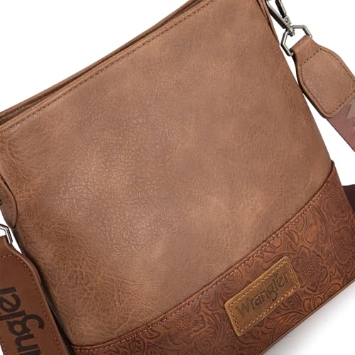 Image of Wrangler Crossbody Purses for Women Two Tone Crossbody Bags Women Purses and Handbags
