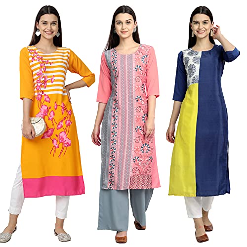 Image of Women's Crepe Straight Kurta