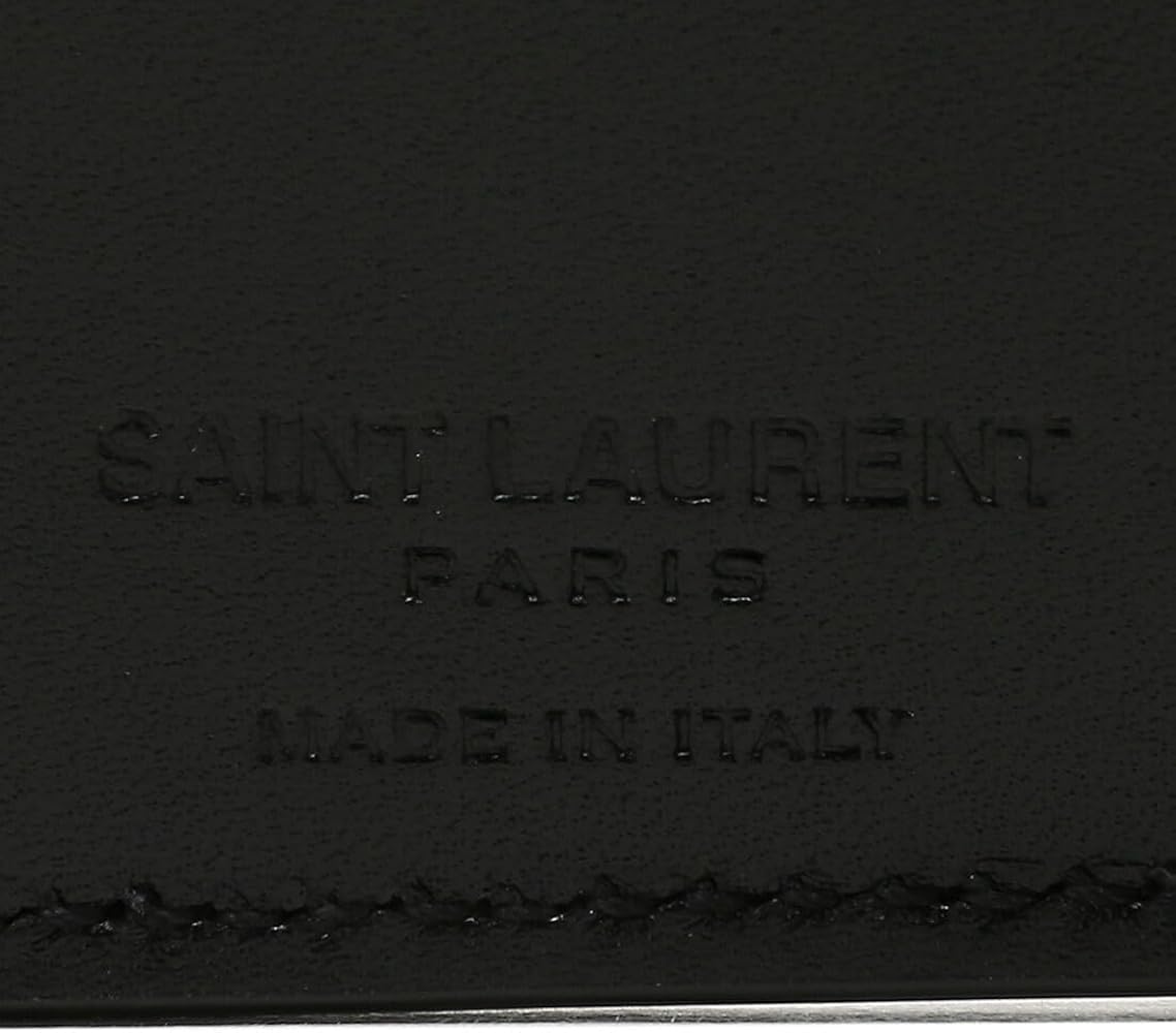 Amazon | [サンローランパリ] 二つ折り財布 ブラック メンズ 396303