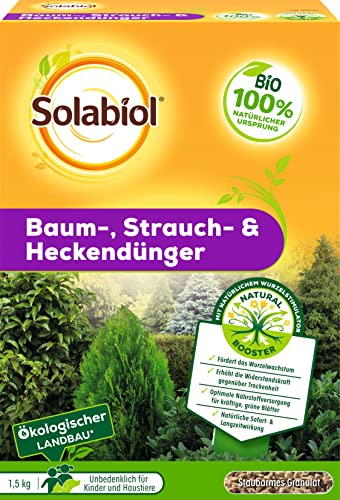 Solabiol Baum-, Strauch & Heckendünger mit Wurzelstimulator und...
