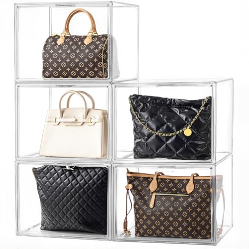 HBlife 5-Pack Purse Organizer with Magnetic Door