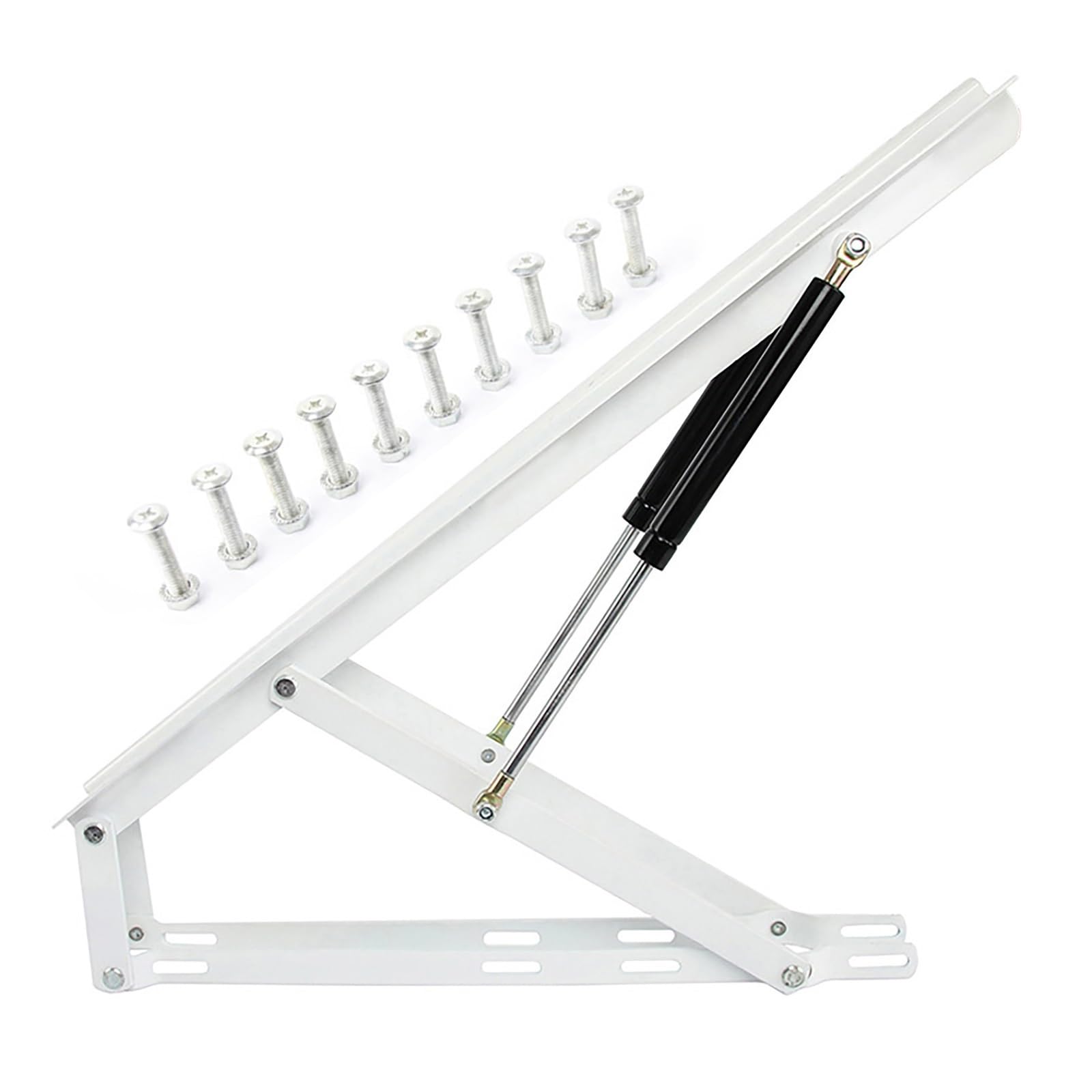 ROFBIHG Varilla de Soporte hidráulica para Cama Mecanismo de elevación de Cama hidráulico Resorte de Gas Amortiguadores hidráulicos Varilla de Soporte elevable neumática para Cama, Tatami, sofá(0.9m)