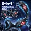Today Adult Prostate Device for Men Electrodes Device for Mens Prostate Electrodes vibrate Toys Interesting Couple Adult Tools Sunglasses W040705 (Black20)