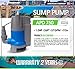 Submersible Clean/Dirty Water Sump Pump 1hp with built in Automatic ON/OFF (no external float switch needed) 3420GPH, 26'Head, Thermal Protector, Copper Winding - Schraiberpump