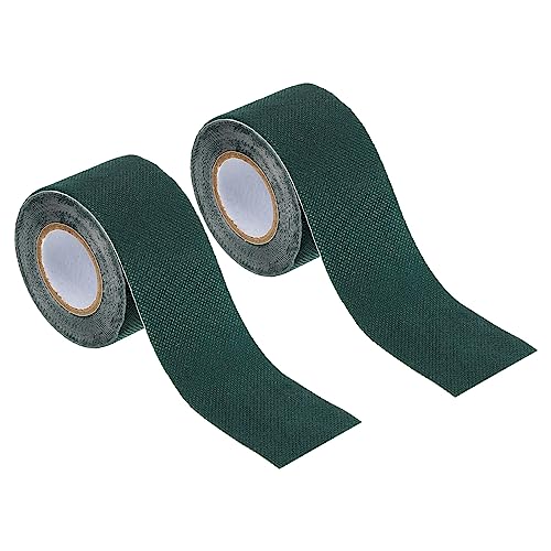 Cinta para césped artificial autoadhesiva de alta fijación para unión invisible, pack de 2