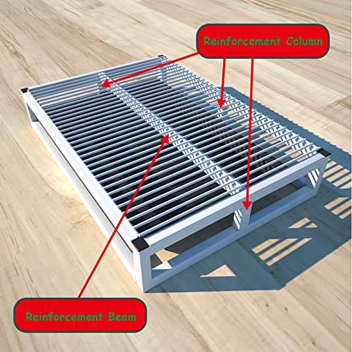 Bandeja de Entrenamiento para Perros para Interiores y Exteriores, portátil y du y Duradera para empapadores de Cachorros (61 x 45 x 9 cm, roja), Ideal para adiestrar y Limpiar sin ensuciar.