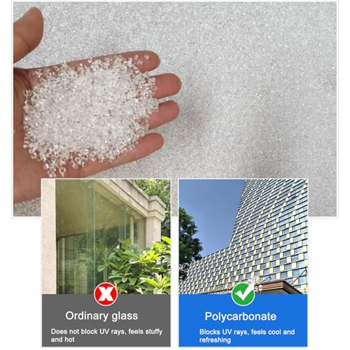 Plaque Polycarbonate Haute Résistance 1.2MM pour Abris de Terrasse