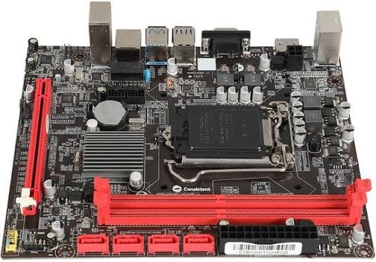 Consistent H-110 Motherboard 6th,7th Gen i3, i5, i7, DDR4 Slots for RAM, Motherboard with SATA II&III, 3Year Warranty