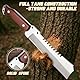 TAN REN Heavy Duty Machete mit Scheide, Survival Messer zum Schneiden von Bäumen und Gartenarbeit, Full Tang Jagdmesser Feststehende Klinge mit Holzgriff, Outdoor Messer zum Hacken, Clearing Brush