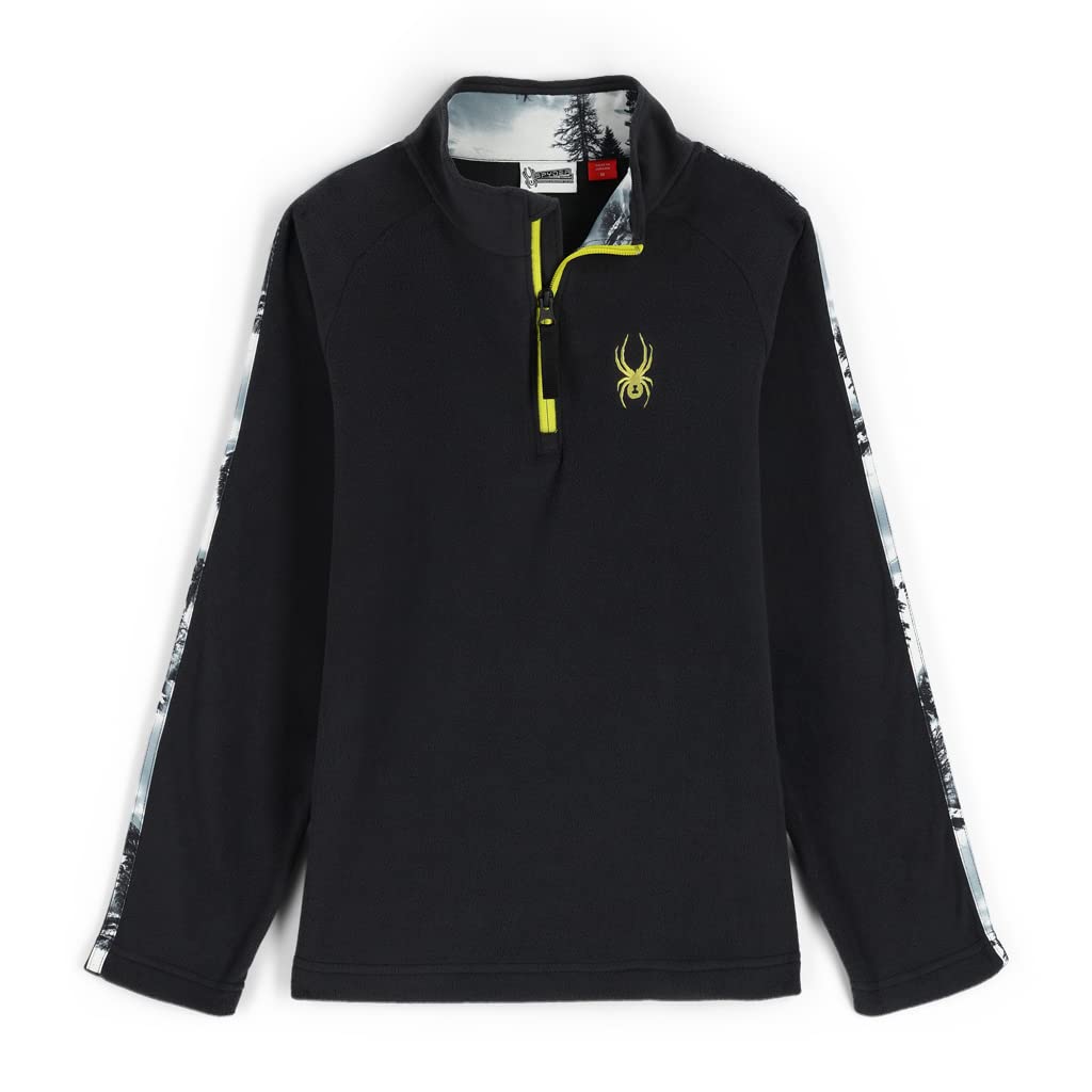 Spyder Młodzieżowa kurtka polarowa Speed Half Zip, Czarny, L