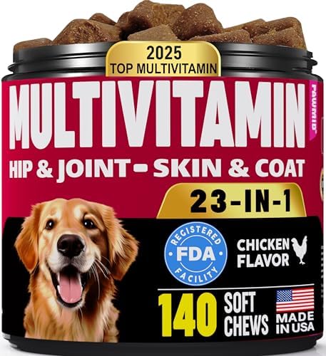 Dog Multivitamins Chewable with Probiotics - Dog Vitamins and Sup...