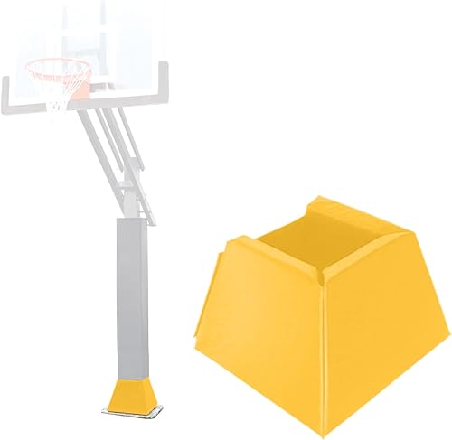 VANCL Almohadillas de poste cuadrado para poste de baloncesto resistente al aire libre, acolchado cuadrado para poste de 4, 5, 6, 8 pulgadas y base,