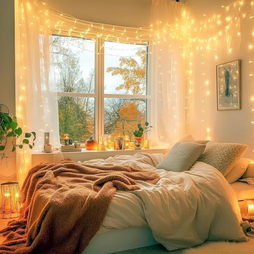 Image of HashWOW 10 Meter LED Diwali Lights for Decoration for Home. String Light for Decoration | Decorative LED Rice Light | Warm White, Pack of 1, for Diwali, Ganesh Chaturthi, Halloween, Christmas Decor