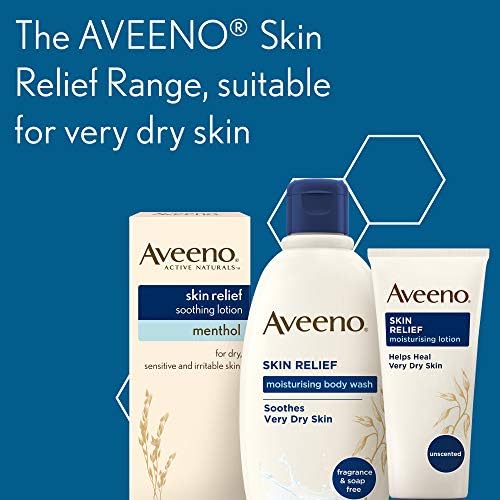 Aveeno, Skin Relief, Soothing Menthol Lotion, For Dry Sensitive & Irritable Skin, 200ml