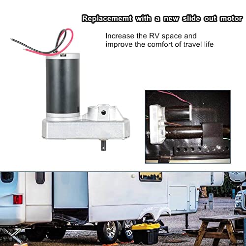Image of RV Slide Out Motor 132682,18:1 Ratio Electric Motor Fit for Lippert Through Frame Slide-Out System, 30 Amp 12Volt 5800 RPM Venture Acuator Camper Slideout Replaces# RP-785615,168956, 295380, M-8910