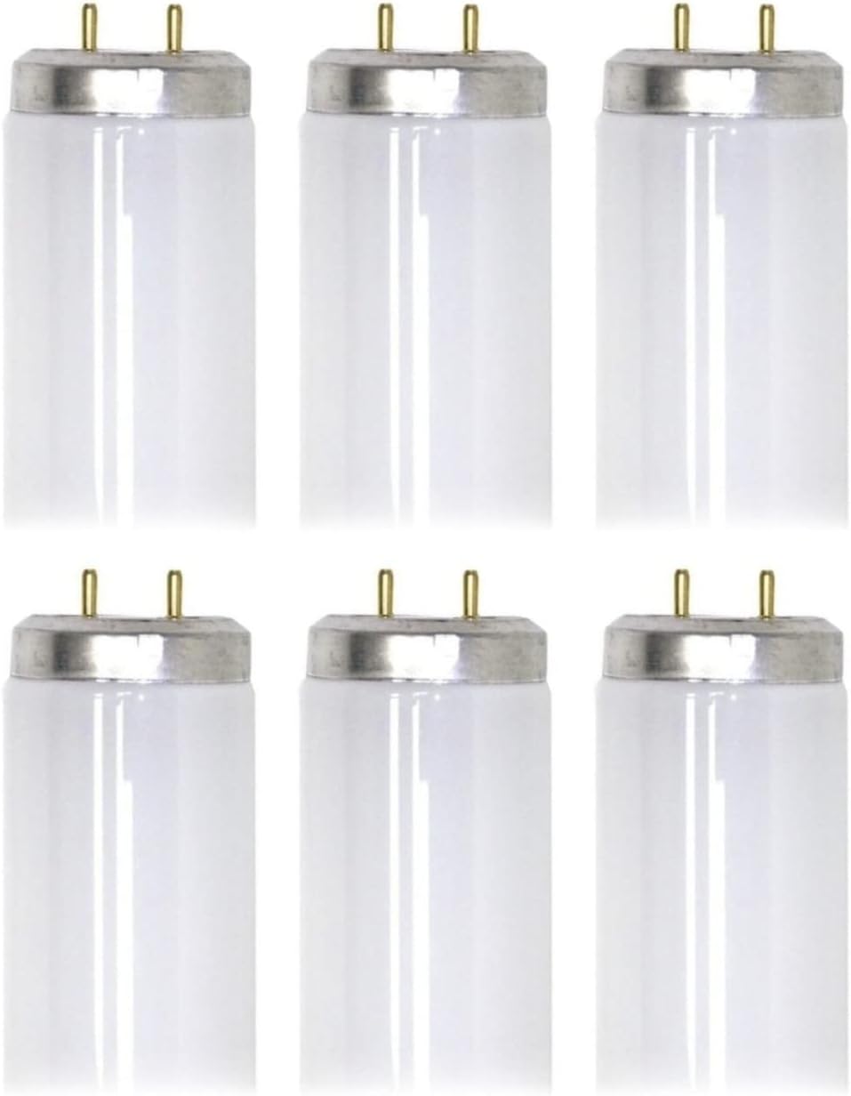 (6 Tubes) GE 80081 F25T12/SP35/RS/WM/ECO Straight T12 Fluorescent