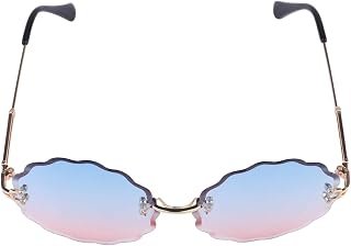 1 Peça De Óculos De Sol De Lentes Coloridas Óculos De Sol Metálicos Para Mulheres Óculos De Sol Polarizados Óculos De Moda Óculos De Sol Clássicos Espelhados Lentes Planas UV