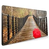 regenschirm rot mit punkten ?? Langlebig mit hoher Qualit?t: Die gen?hte Kante verhindert Ausfransen und Entschleimen. Diese gro?e Gaming-Mausmatte ist langlebig und sicher für einen l?ngeren Gebrauch.