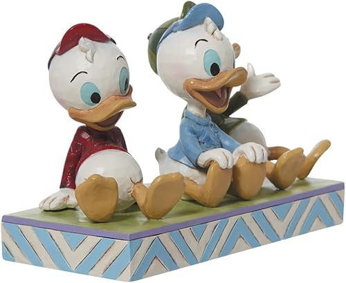 Miniatura 5 de Enesco Jim Shore Disney Traditions Huey Dewey y Louie - Figura sentada de 6.5 pulgadas