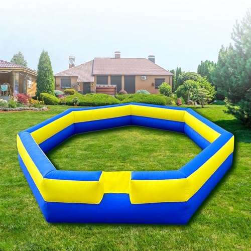 WARSUN 15Ft Gaga Ball Pit with Built-in Blower, Portable Gaga Ball Inflatable for Indoor Outdoor School Family Activities Inflatable Sport Games by WARSUN - Used condition - US$113.90