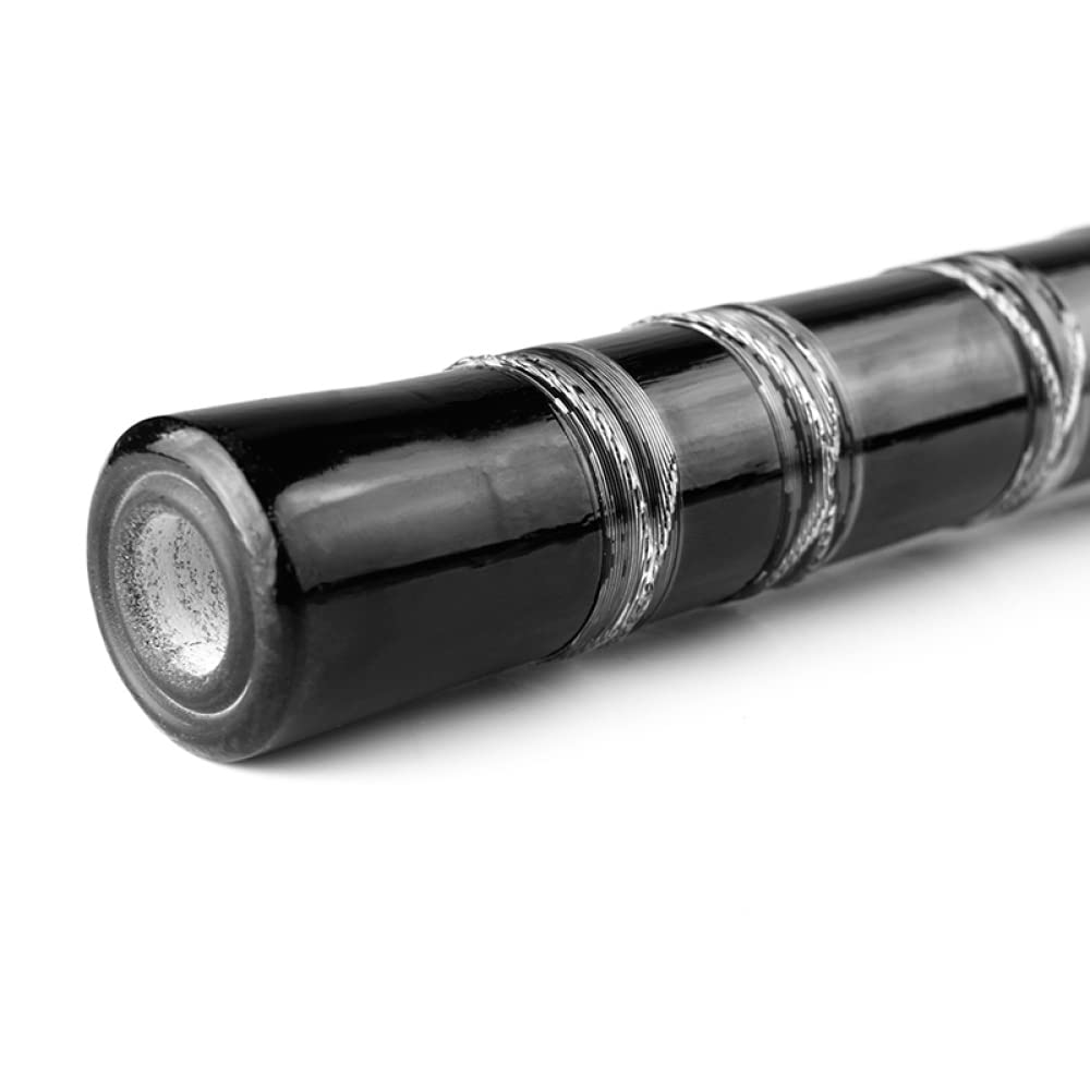 flauto dolce, Strumenti a fiato fatti a mano CDEFG chiave separabile flauto di bambù nero(Black)