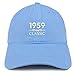 Trendy Apparel Shop Classic 1959 Embroidered Retro Soft Cotton Baseball Cap - Carolina Blue
