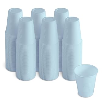 Disposable Dental Cups |1000 Pack| 5 oz Plastic Cups Disposable, Plastic Bathroom Cups, Disposable Cups Small, for Medicine, Water, Mouth Rinse Cup, Mouthwash Cups Blue