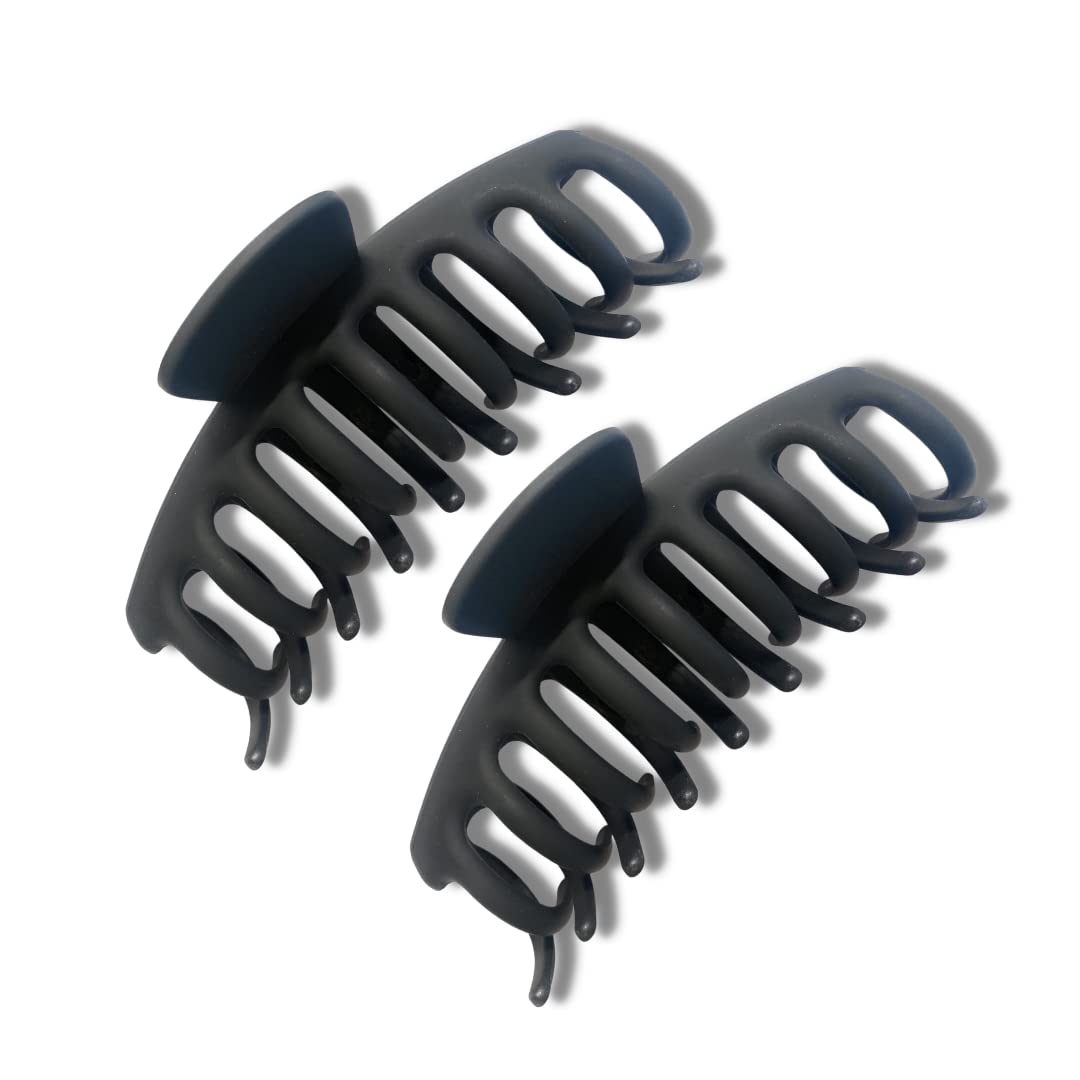 Mia Beauty Lockettes Haarklammer – Für Hochsteckfrisuren & Dickes Haar, Einfach Fixierend, Schwarz – 10,2x7,6 Cm