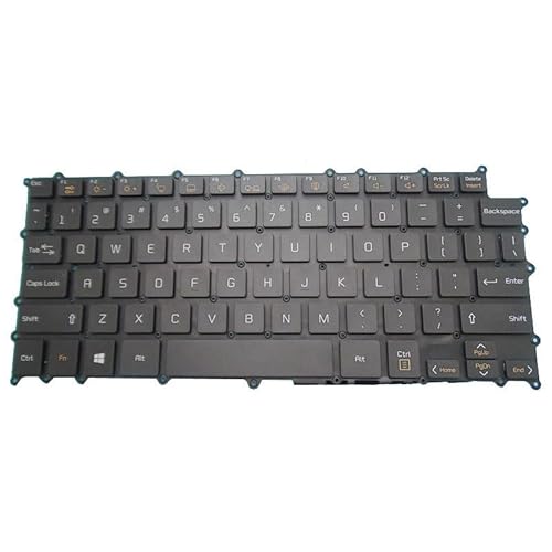 �o�b�N���C�g�t�� �m�[�g�p�\�R���L�[�{�[�h �ɓK������ LG Gram 14 14T990 14TD990 LG14T99 14TD990-GX30K 14TD990-GX50K 14TD990-GX70K �p��i�č��j �� �t���[���Ȃ�