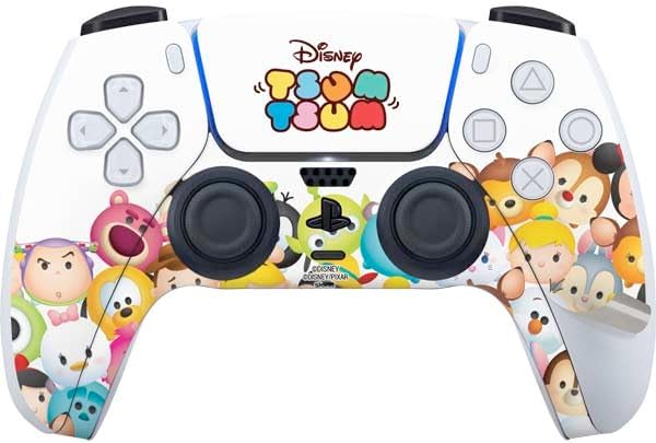 Skinit Decal Gaming Skin Compatible with PS5 Pro Bundle - Officially Licensed Disney Tsum Tsum Art Design