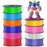 SUNLU Filamento PETG de 10 kg de 1,75 mm, durabilidad inigualable, rojo, magenta, azul pequeño, naranja, cian, verde, azul lavanda, rosa, amarillo fluorescente, blanco transparente