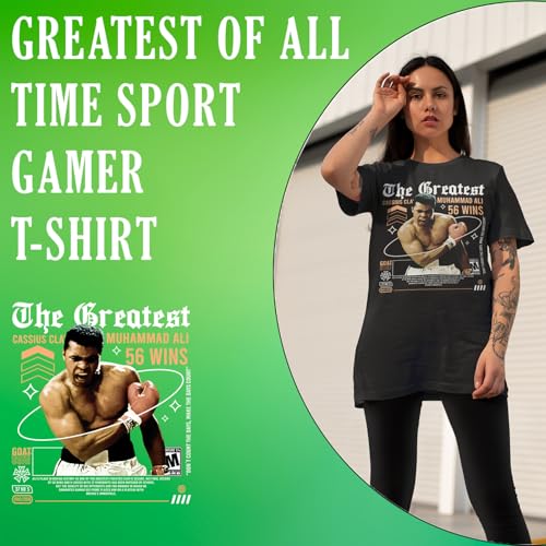 Greatest of All Time Sport Gamer T-Shirts with 32 Best Prints Design2