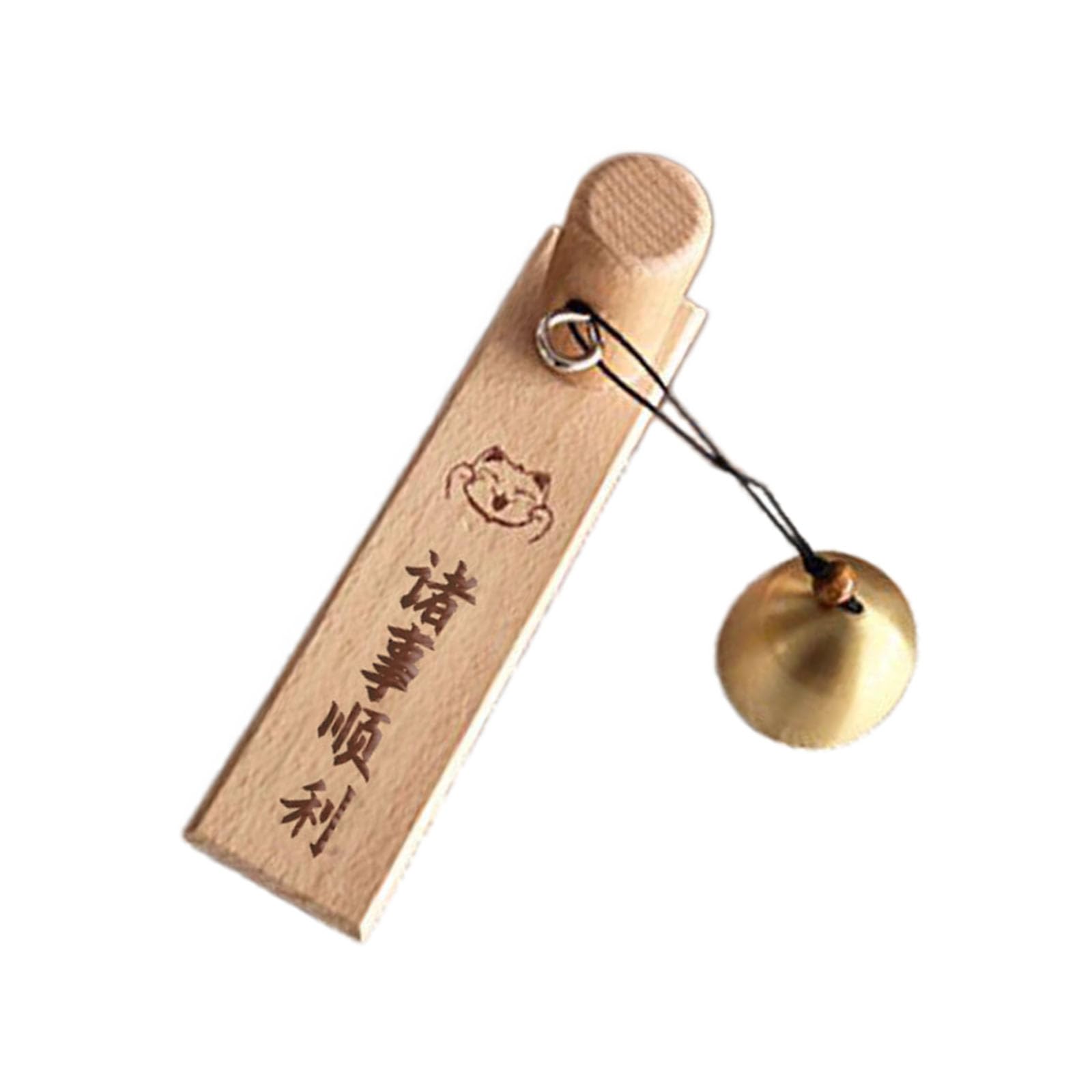 Zbiianxer All The Best Entrance Doorbell Wooden Entryway Alert With Sound Alarm For Apartment Hallway And Store Wall Decoration Wooden Alarm