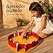 Imagen de AMBIENTS ARTESANIA Plaza de Toros Juguete Mini Personalizable Artesanal en Madera MDF con 3 Toritos