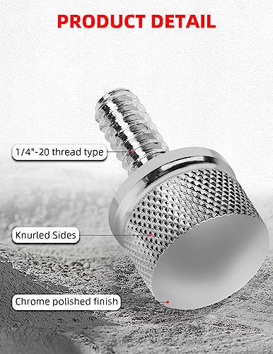 Kit boulon et écrou de selle chromé pour Harley Davidson 1996-2023